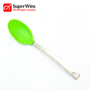 High Heat Resistant Kitchen Utensils Silicone Soup Spoon