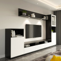 Nordic TV Cabinet Black and White Modern