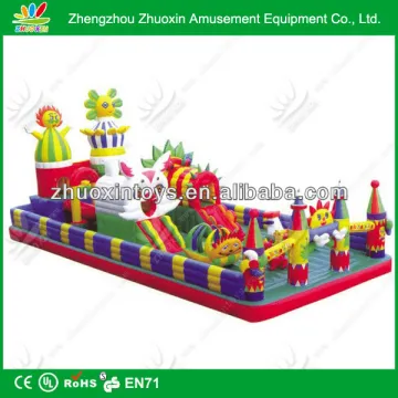 Most popular inflatable castle bounce 0.55mm / inflatable knights castle