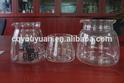 1.5L large food grade pyrex coffee pot