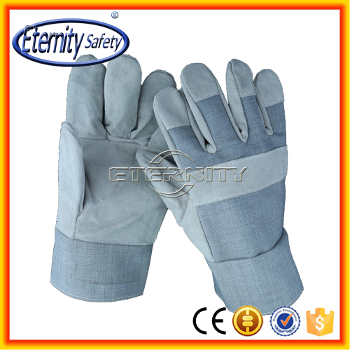 China AB class gloves welding gauntlet long cow split leather tig leather welding gloves