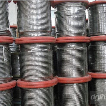 Steel wire ropes for industrial machinery
