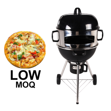 Charcoal Pizza Smoker Trolley Bbq Outdoor Backyard Charcoal Grills Kettle Pizza Grill