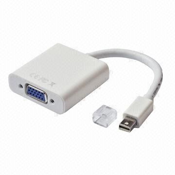 เชื่อมต่อสถาปัตยกรรม DisplayPort มินิ 1920 x 1200 พิกเซล x 60Hz สถาปัตยกรรม DisplayPort ชายมินิ VGA ชนิดเพศหญิง