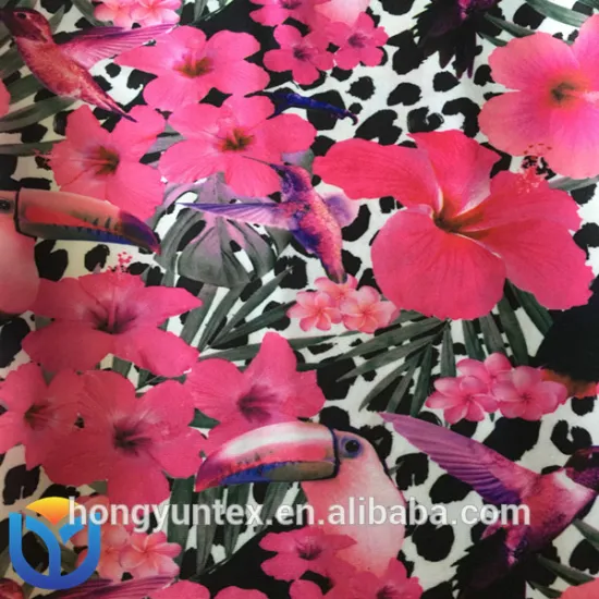 printing tricot brush fabric
