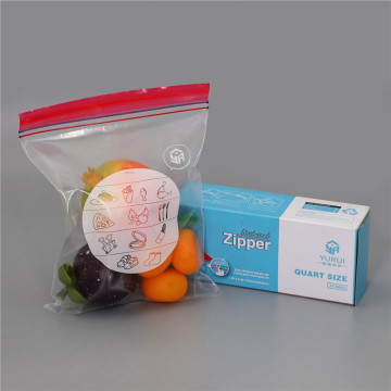 Colored Plastic Ziplock Bags with Slider - Free Samples Available