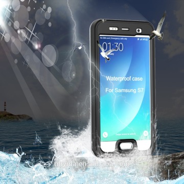 high quality ip68 plastic tpu waterproof cellphone case for iPhone 6 Plus,Samsung galaxy S7 Edge