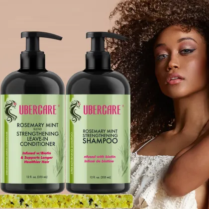 Fast Shipping Organics Rosemary Mint Strengthening Shampoo and Hair Masque