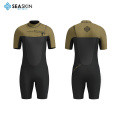 Seaskin 2mm Spring Suit Front Dada Lelaki Lelaki Wetsuit