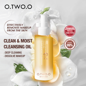 O.Two.o Natural Cleansing Oil Label Private Label Deep Cleaning Remover