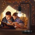 Lampe de bureau industrielle avec AC-Outlet et Bulb LED