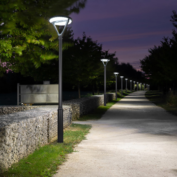 Outdoor Solar-Powered LED Pathway Lights for Garden and Yard Decoration