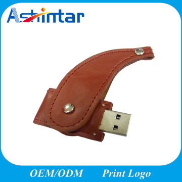 USB3.0 High Speed Flash Disk Leather USB Memory Stick