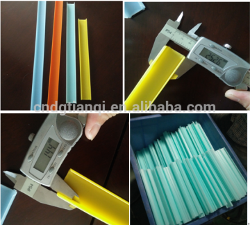 China Supplier good quality competitive price PP material food grade plastic Extrusion plastic profile PP plastic channel