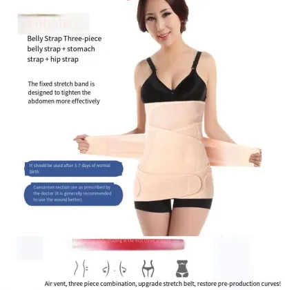 2024 Breathable Elastic Postpartum Recovery Belly Wrap