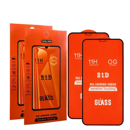 21D Tempered Glass Screen Protectors for Redmi Note 8 and iPhone 12/13/14