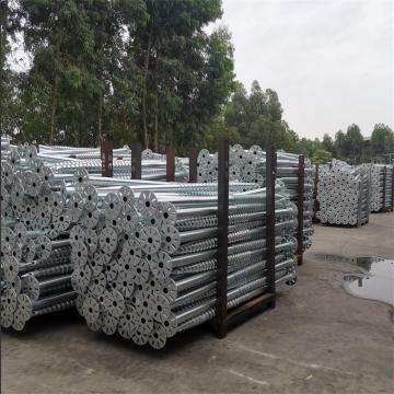 Ground Screw Spiral Pile Foundation For Fence System