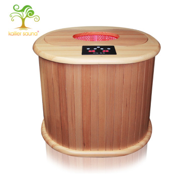 Sauna de barril de massagem com os pés com infravermelho distante