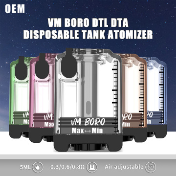 Boro DTL DTA Einweg -Vape -Tank -Zerstäuber