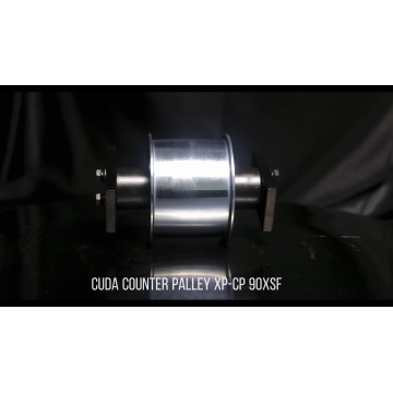 ø90 Split layout counter pulley – dinisenyo para sa 2belt / 2pulley