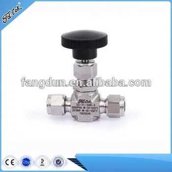 needle valve 3/8 stainless steel, needle valve swagelok