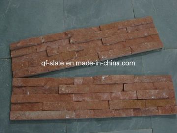 Natural Red Sandstone Tile for Wall Panel Villa Decoration