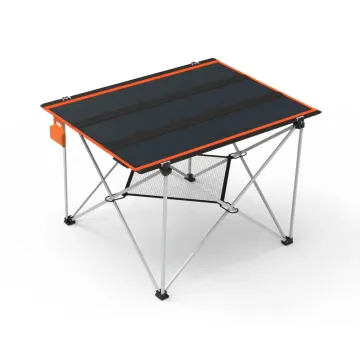 75W Solar-Powered Picnic Table with Power Station and 3A Fast Charger for Outdoor Use