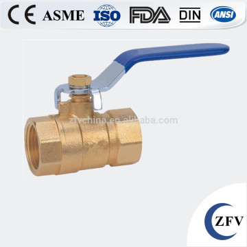 Factory price hot sale 2 inch threaded brass ball valve