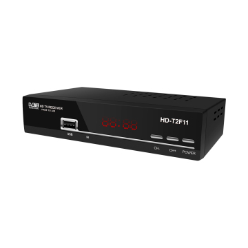 Wholesale DVB-T2 Decoder: 1080P HD USB Receiver with H.264/MPEG4 Tuner for African Set Top Box Markets