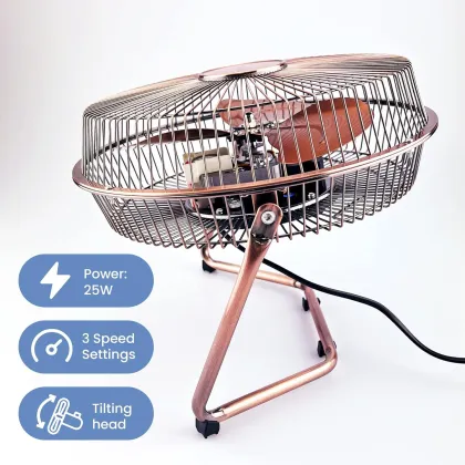 Factory Wholesale 9 Inch Metal Floor Fan - Safety Tight Standing Floor Fan