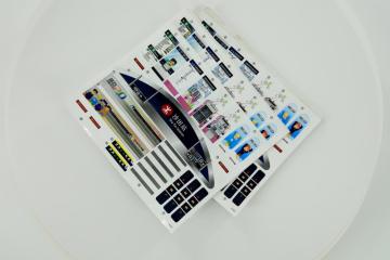 Removable standard paper Label custom Sticker Print
