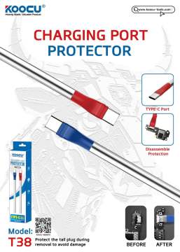 Protecteur de port de charge KOOCU T38