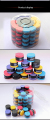 Customized Logo Printing 60 Pieces Anti-Slip Tennis Over Grip Tennis Racket Grip Tape