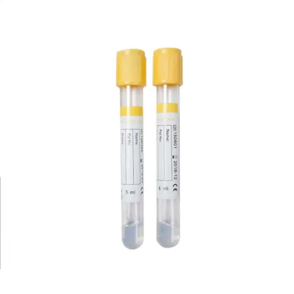 Yellow cap Gel Clot Activator Tube SST Tube