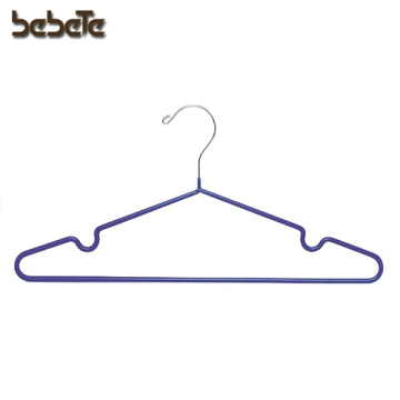 Bulk manufacturer Provide PVC Metal Baby Clothes Hanger