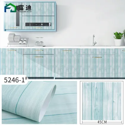 Vintage Sky Blue Wood Interior Home Decor