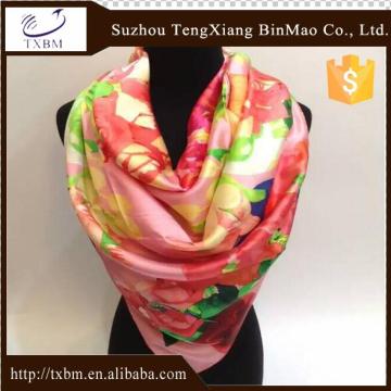 100% silk scarf, 12mm, satin