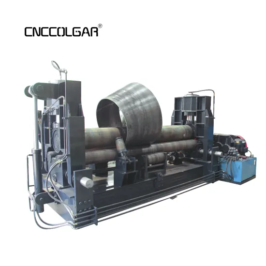 Stainless Steel Hydraulic 3 Roller Plate Bending Machine W11S 20x2500mm for Sale