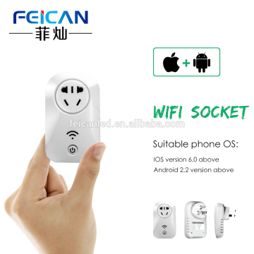 Home automation system programmable countdown timer WIFI 5 gang light switch with smartphone control