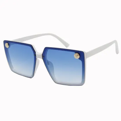 Vintage Women Oversized Sunglasses Designer Luxury Square