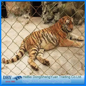 PVC Chain Link Fence Rhombus Mesh