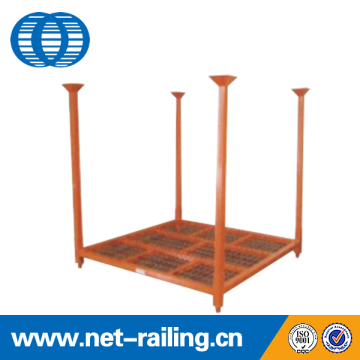 Steel stacking tire storage pallet with loading capacity 1100kgs