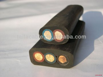 good quality 3 core flat Rubber pump Cable