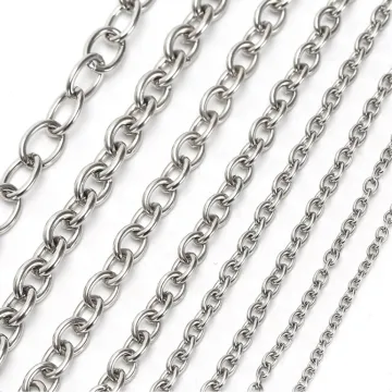 Stainless Steel O-Chain Accessories: DIY Bracelet with Smooth Surface Jewelry