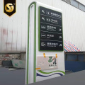 Wayfinding Aluminum Pylon Signage Custom Pylon Signs