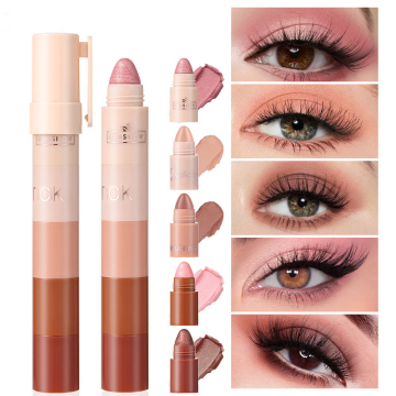 Wholesale Waterproof Multi-Purpose Beauty Highlighter Eye Shadow Stick