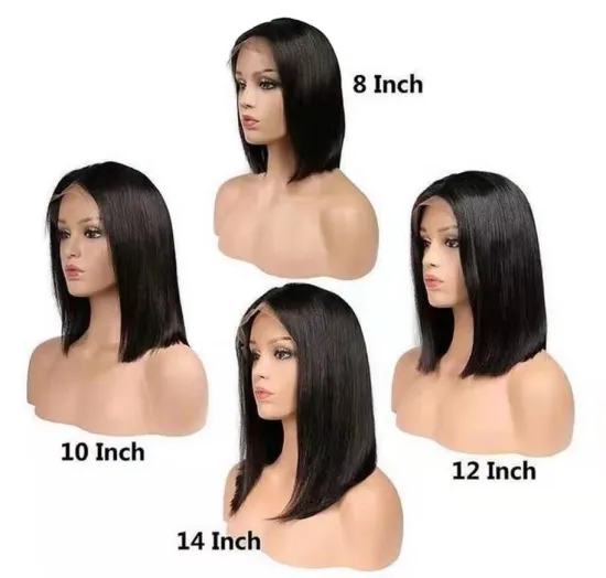 Straight Bob Wigs Human Hair Hd Full Lace Front Wig Cheap Peruvian Natural Virgin Human Hair Transparent Lace Frontal Wig Vendor