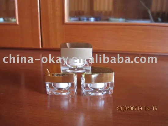5g square cream jars