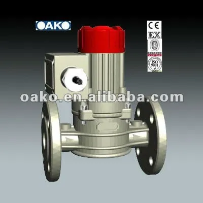 AF05B-DN40B/F 24V lpg gas solenoid valve with alarm