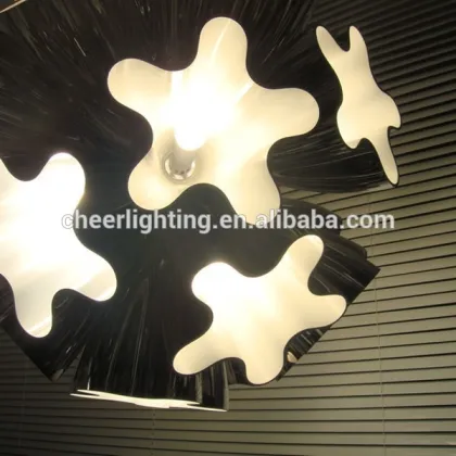 Modern Stylish Simple Novelty Blum Suspension Pendant Light